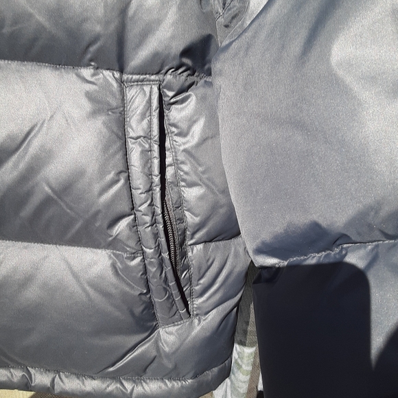 Mens Black GAP Down Puffer Jacket Large Used - Picture 5 of 7